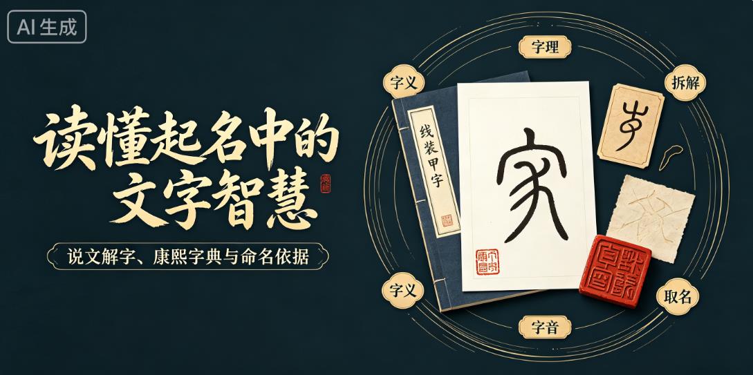 取名别只看表面寓意！汉字的真正吉祥密码藏在字源里