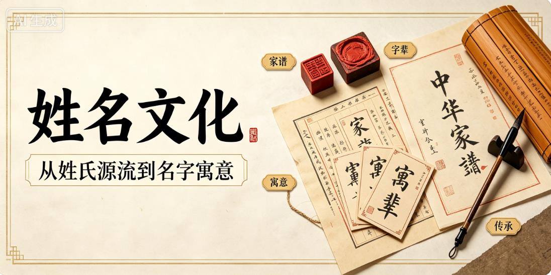 选字的讲究：藏在姓名用字里的民俗与智慧
