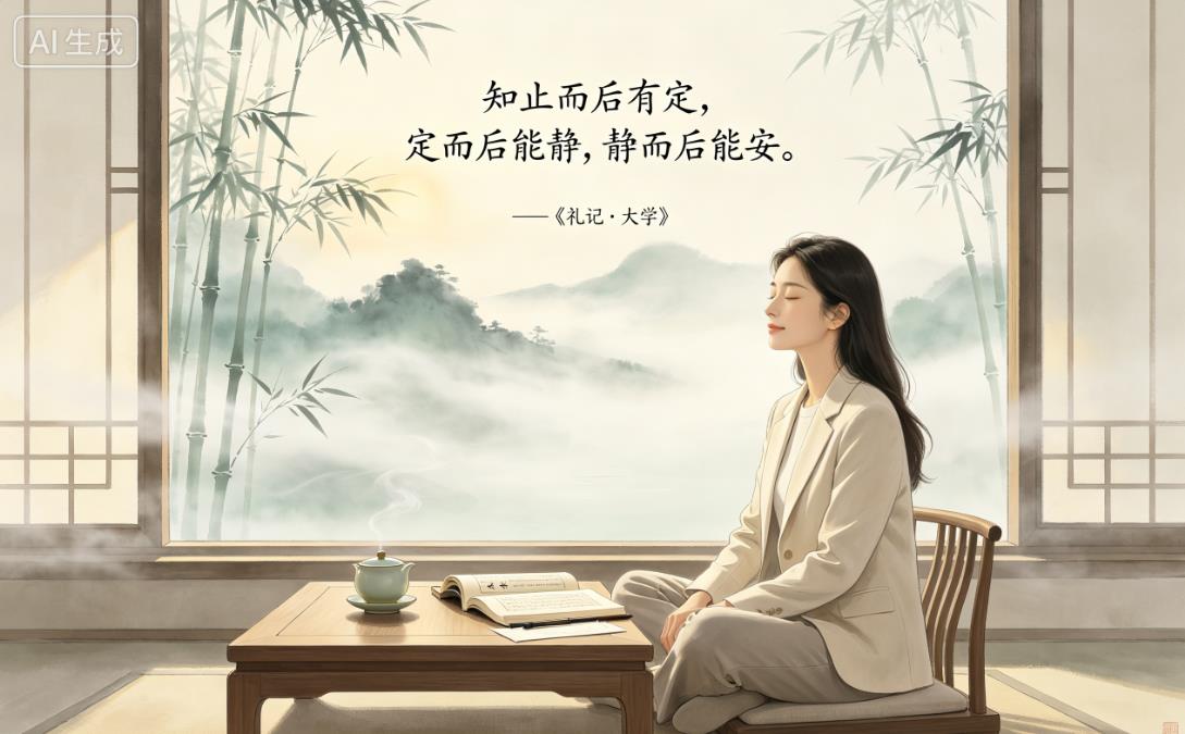&ldquo;知止而后有定&rdquo;：用《大学》管理情绪过载