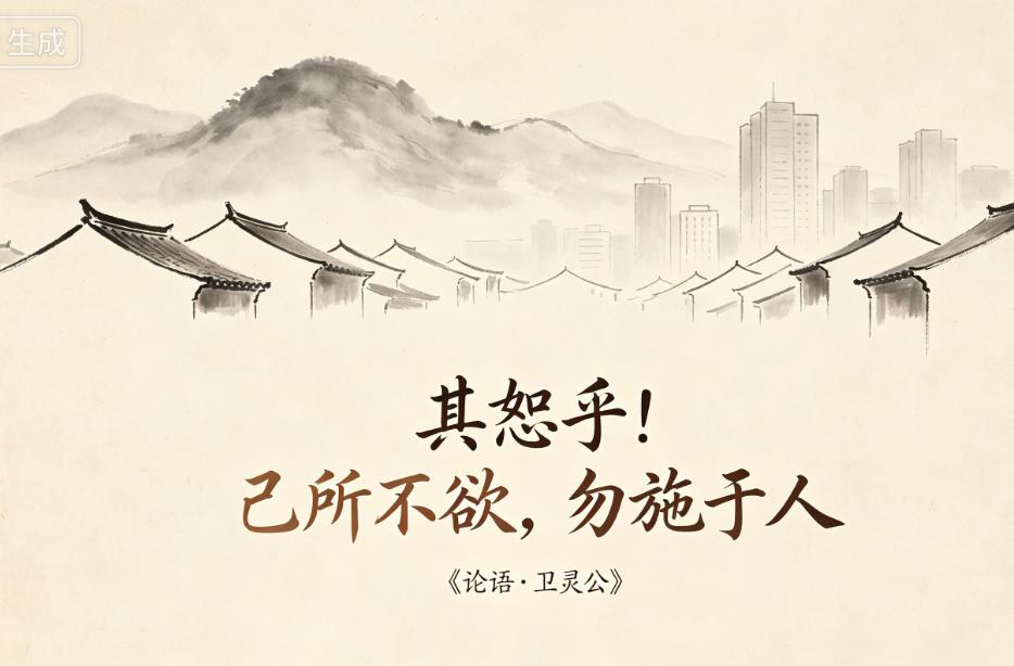 己所不欲勿施于人｜论语智慧如何化解现代邻里矛盾