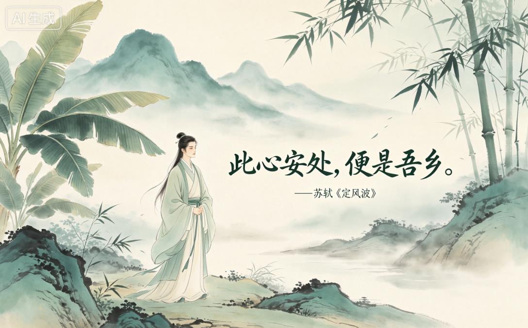 焦虑时，读读苏轼的&ldquo;此心安处是吾乡&rdquo;