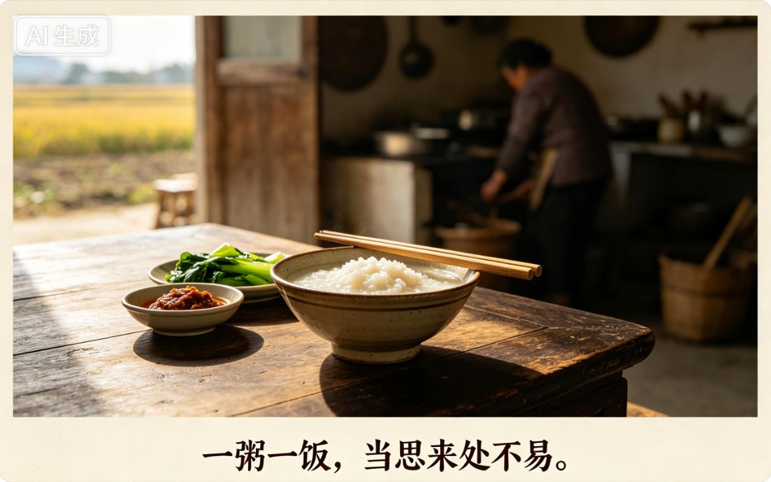&ldquo;一粥一饭，当思来处不易&rdquo;：惜食知福的日常功课